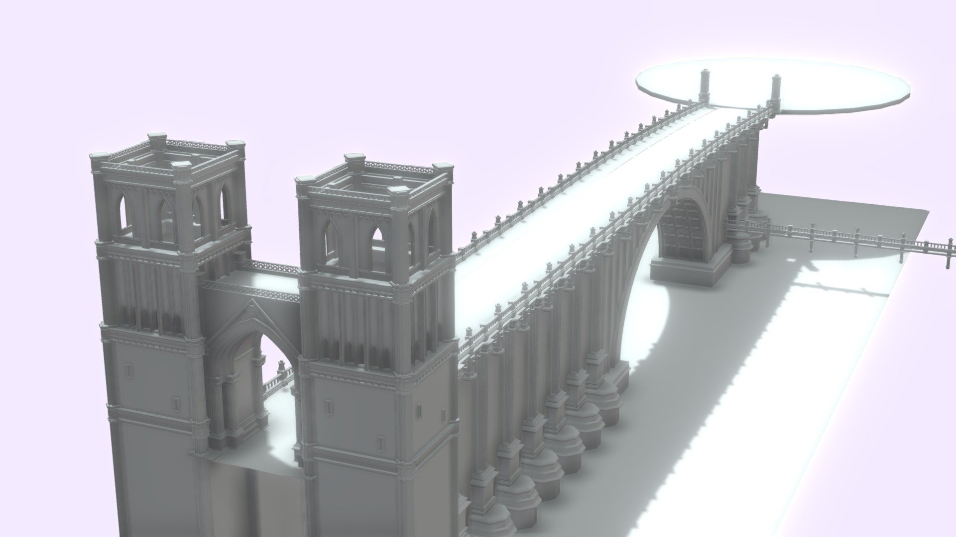 Irithyll bridge [dark souls 3] 3d model