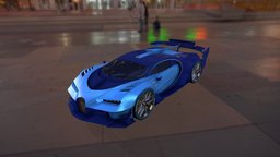 Hypercar game model  for unity