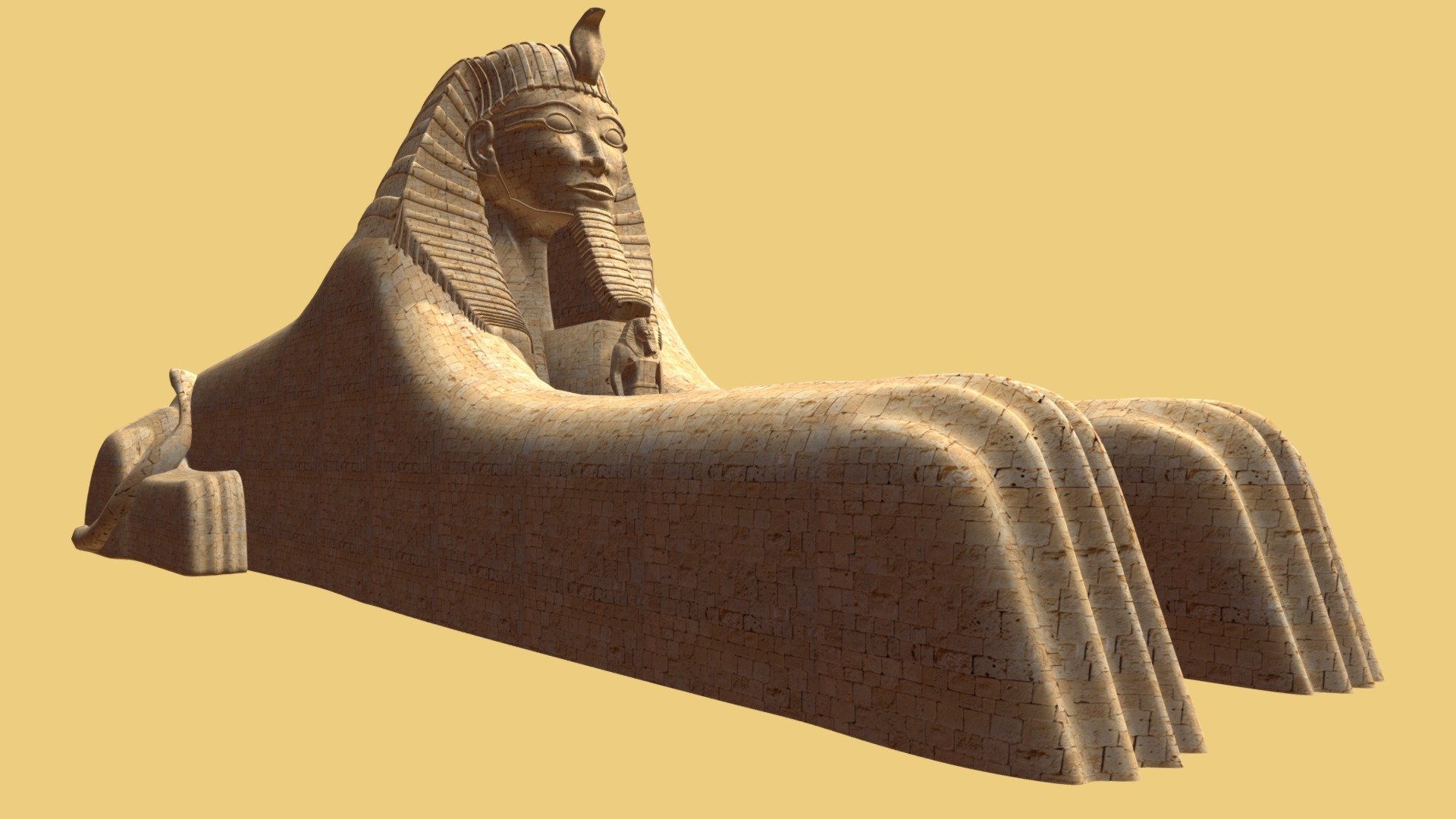 Egyptian Sphinx 3d model