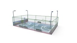 Outdoor Basketball Court