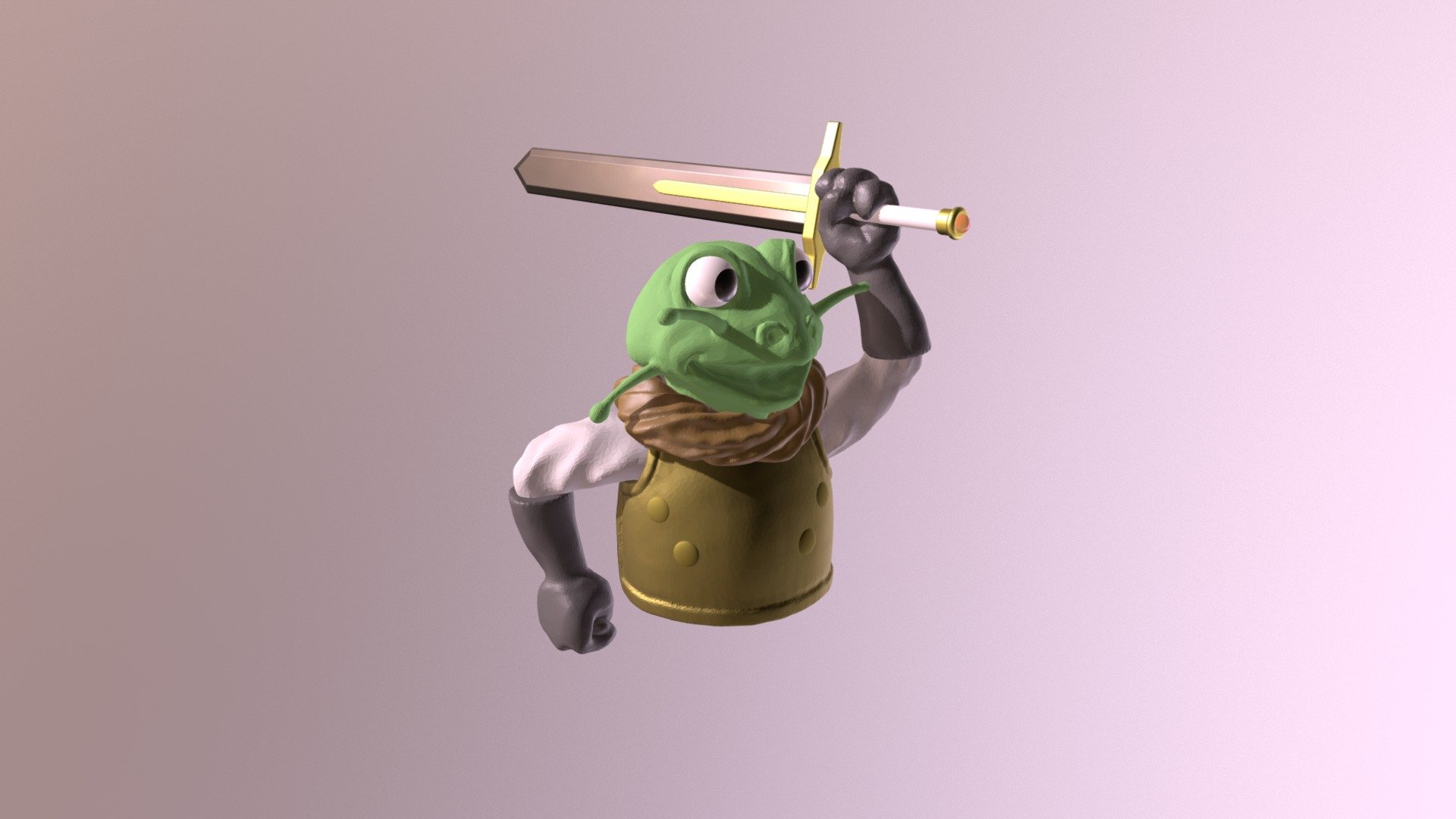 07 Adventure: Frog/Glenn from Chrono Trigger 3d model