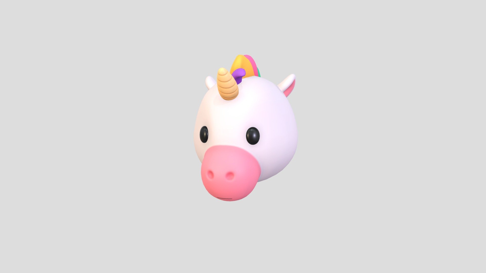 Prop224 Unicorn Head 3d model