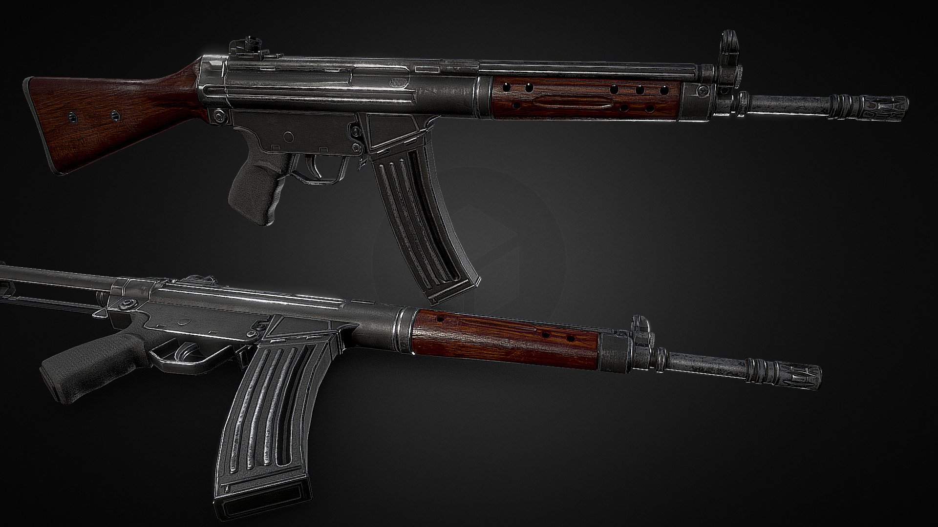 HK33 CETME 3d model