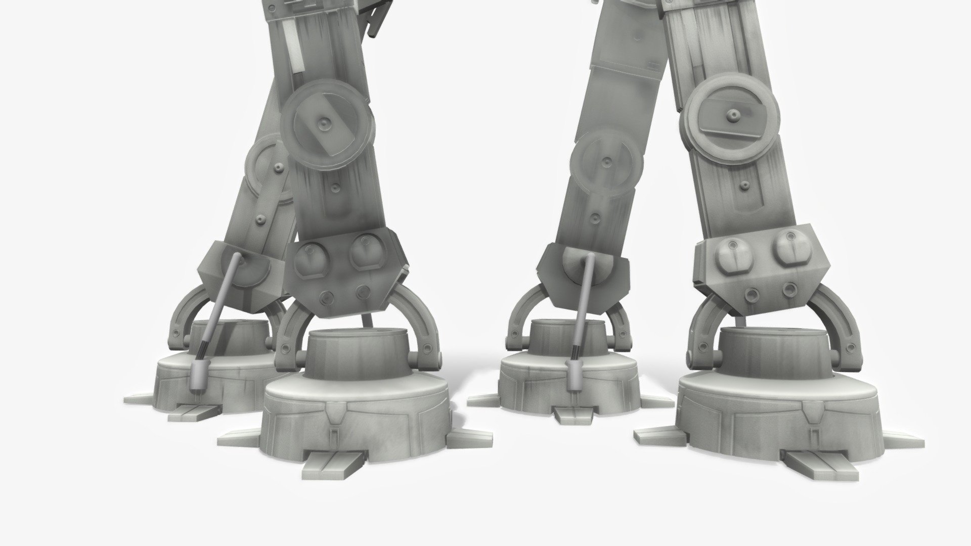 AT-AT Imperial Walker walks 3d model