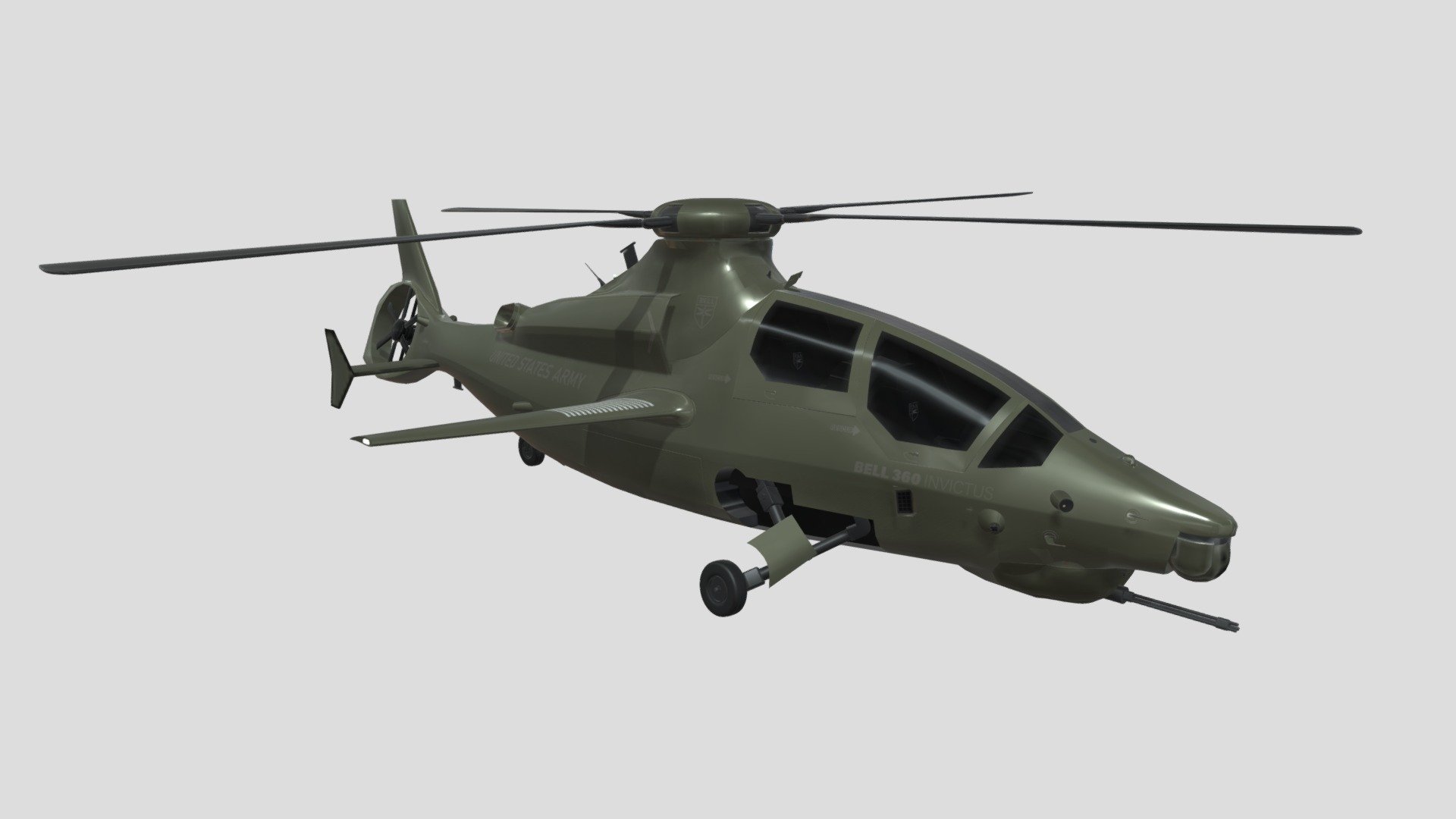 BELL 360 INVICTUS 3d model