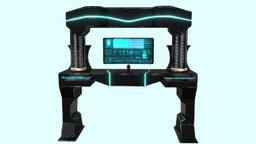 Gothic Scifi Computer Desk