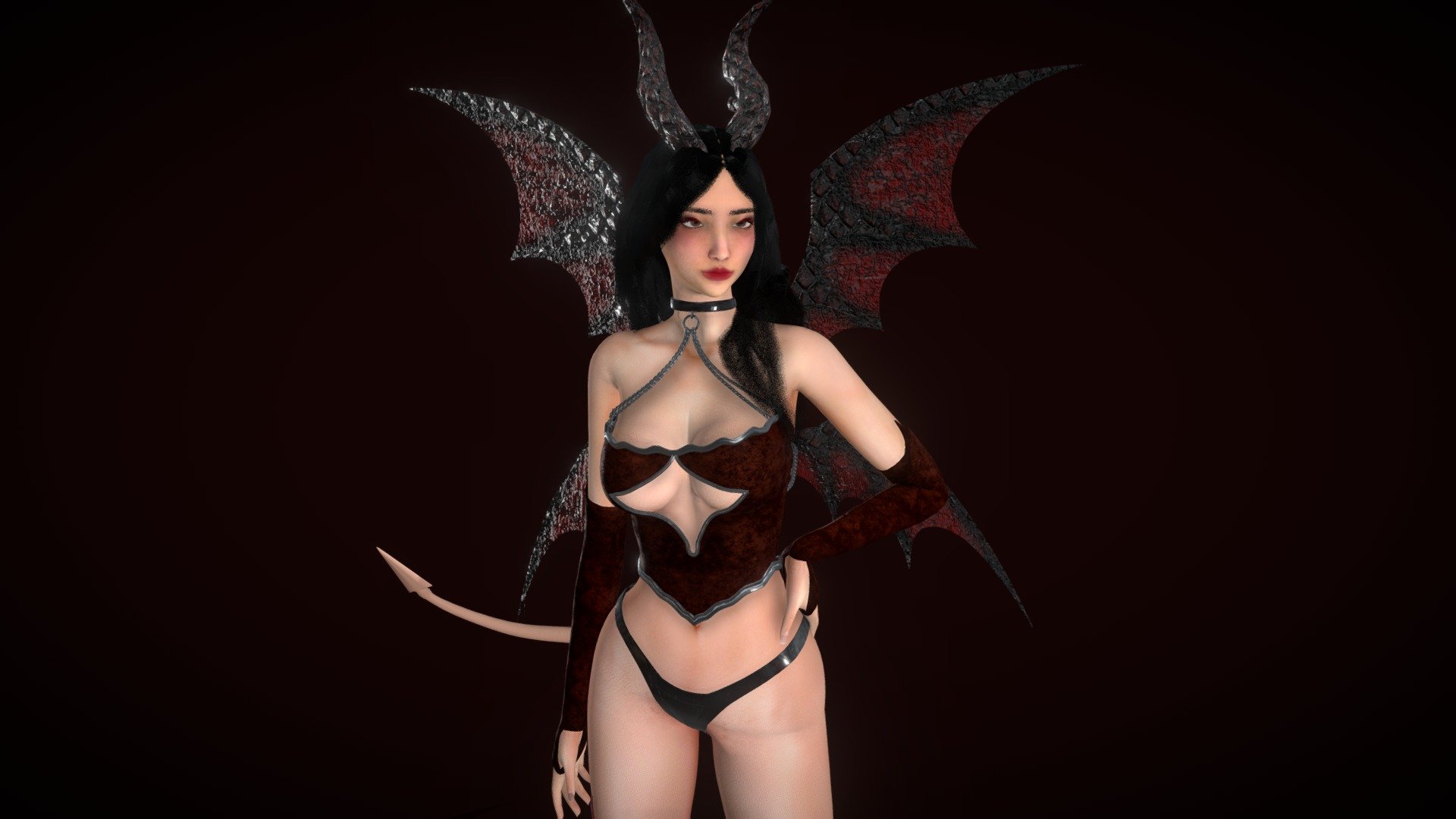 Demon Girl 3d model