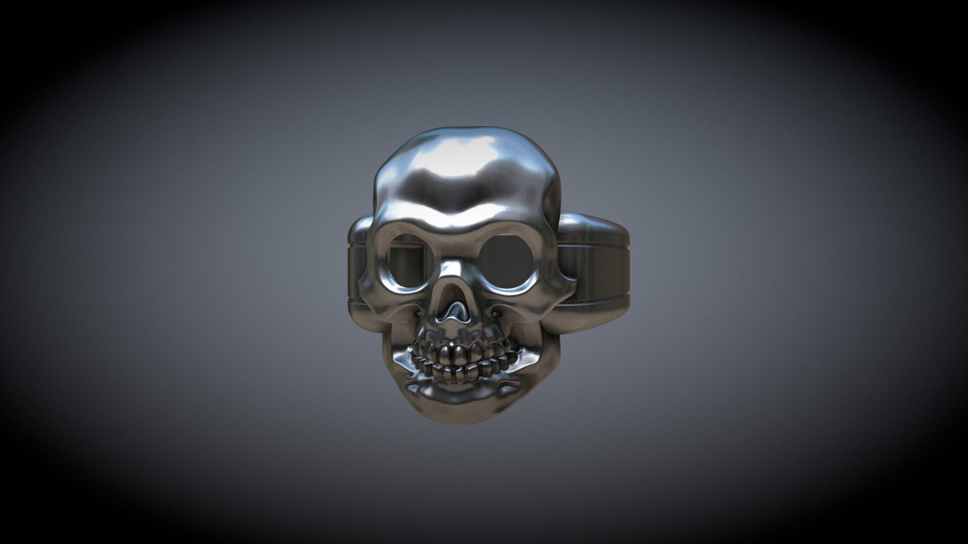 Skull Ring 3d model