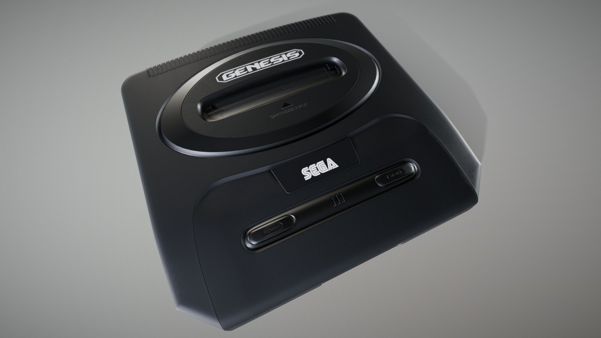 Sega Genesis Model 2 / Sega Mega Drive 3d model