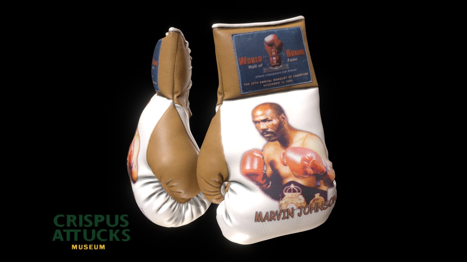 Marvin Johnson Boxing Gloves 3d model