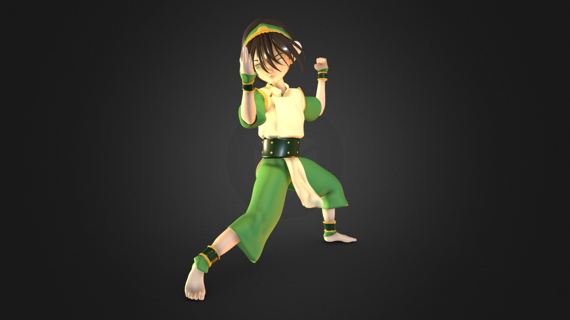 Toph Beifong 3d model