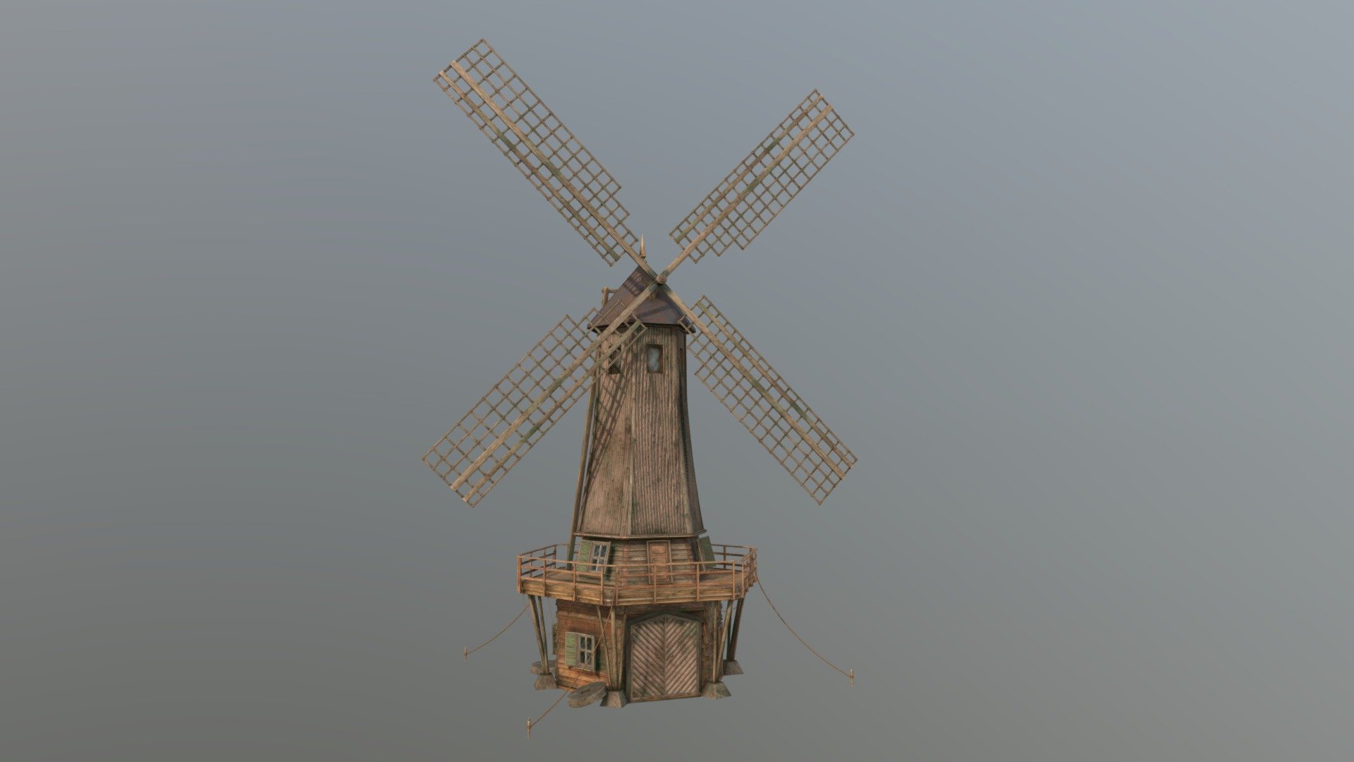 Windmill Holand 3d model