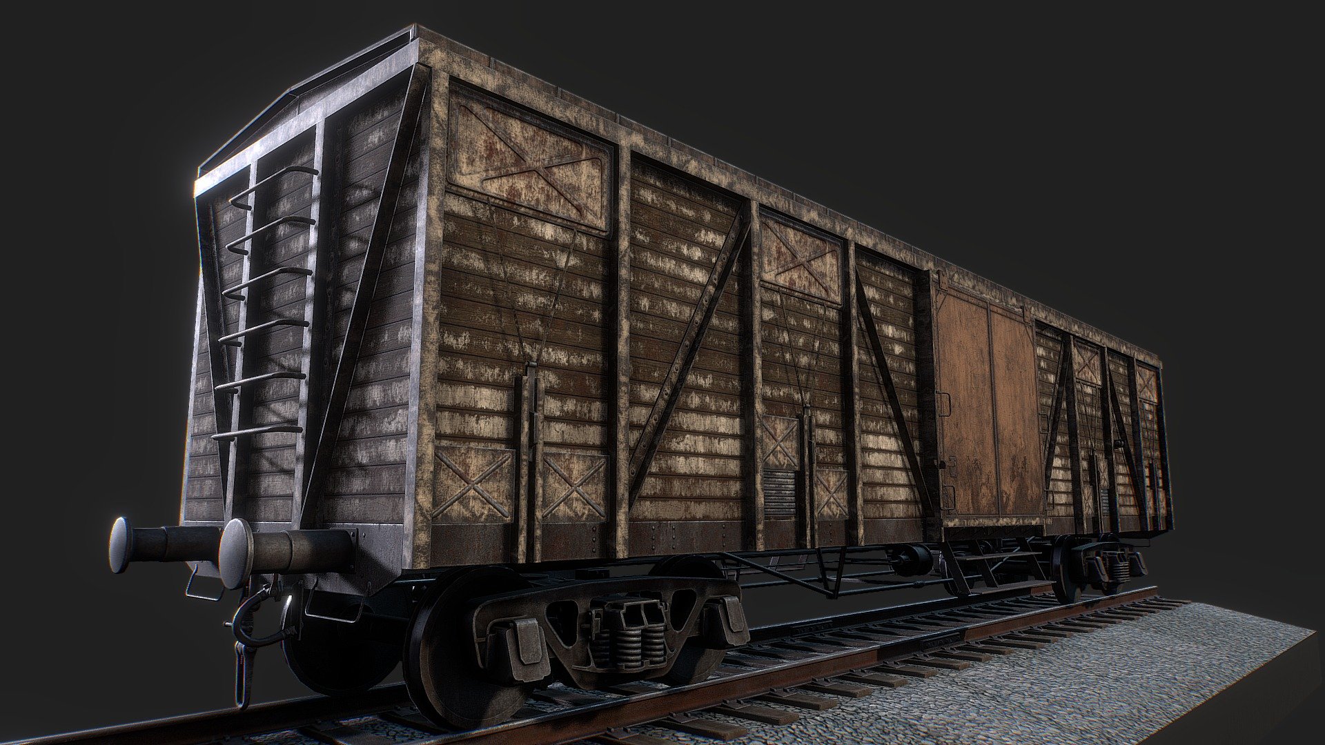 Pathologic (2017). Old boxcar 3d model