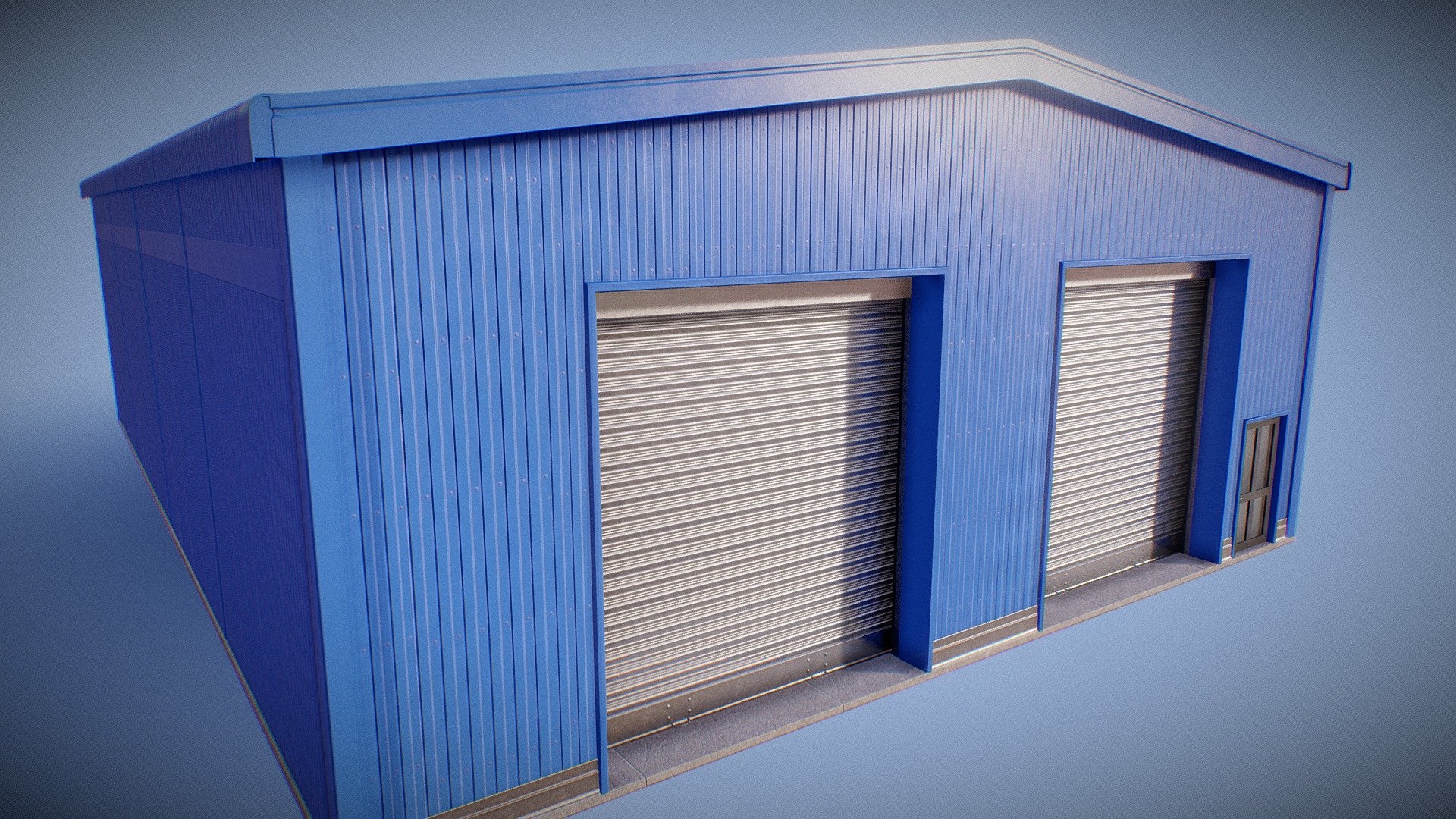 Large Warehouse 3d model