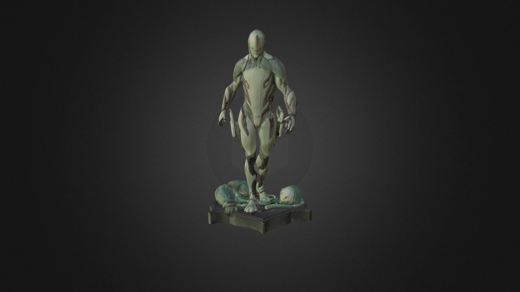 Excalibur Warframe OBJ 3d model