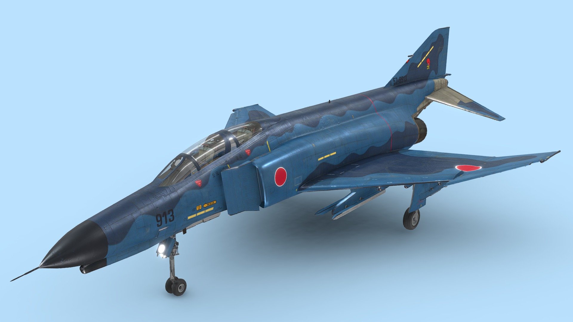 F-4 Phantom II 3d model