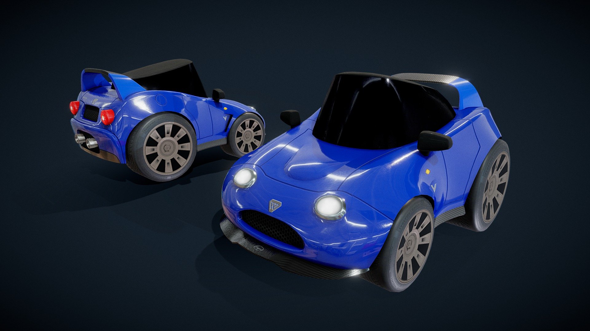 Mini Racer Turbo 3d model