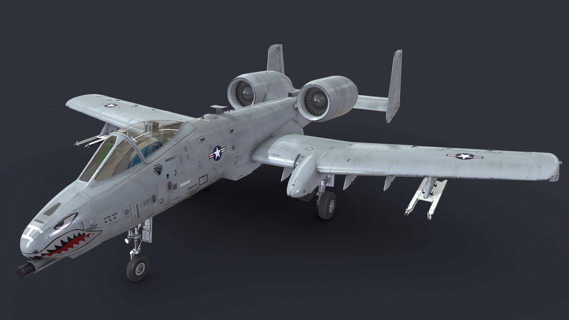 A-10 Thunderbolt II 3d model