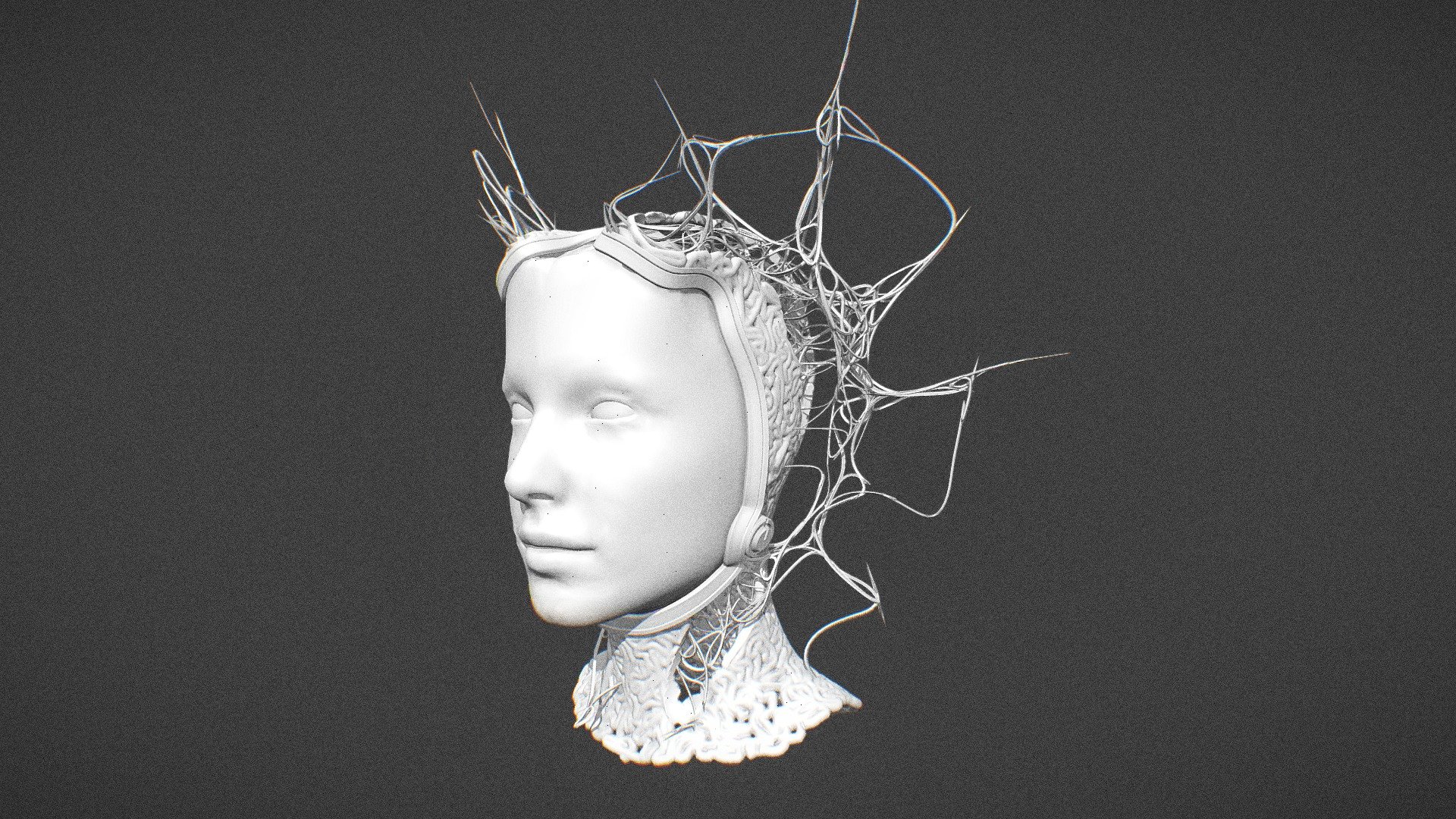 Biopunk Crown 3d model