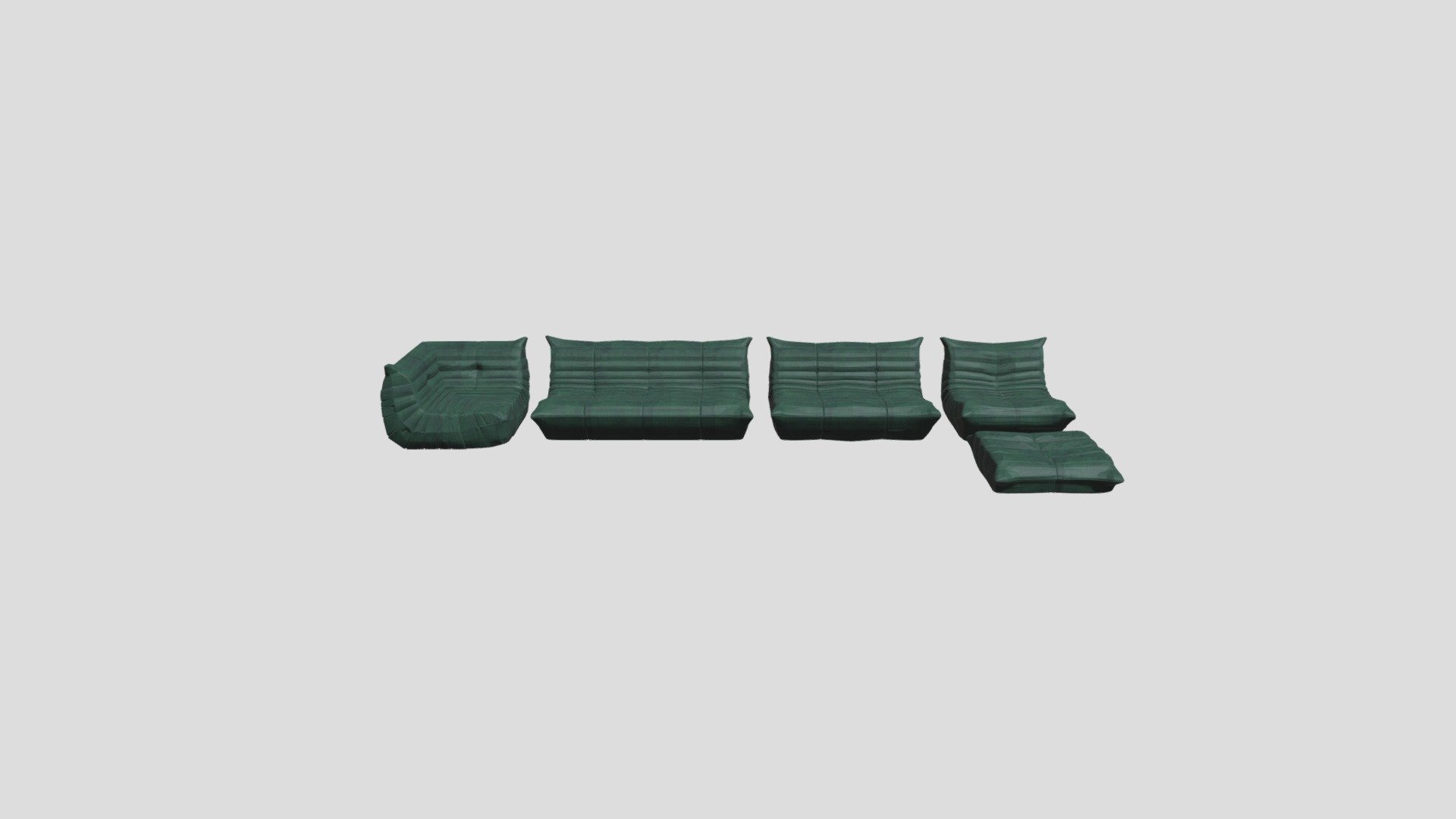 Ligne Roset Togo Sofa Collection 3d model