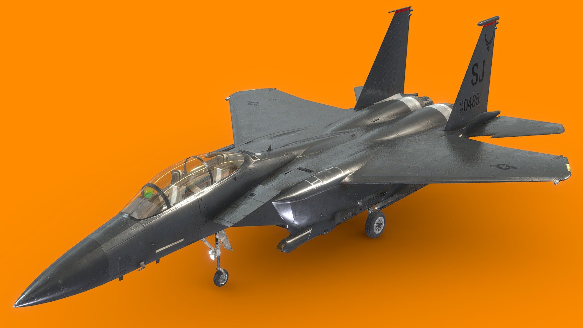 F-15E Strike Eagle 3d model