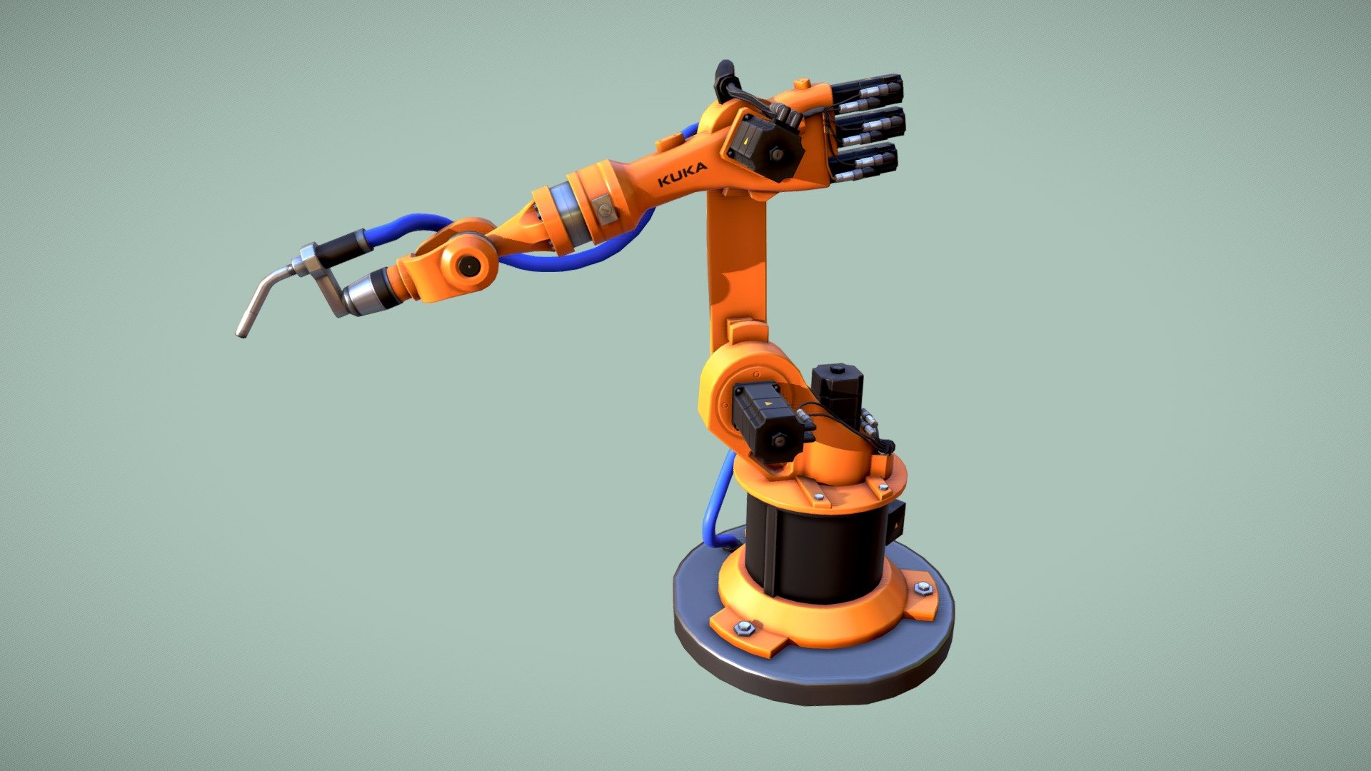 Robotic Arm KUKA 3d model