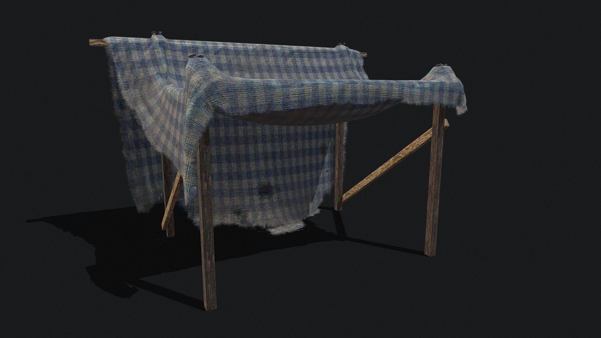 Medieval_Shop_Tent 3d model