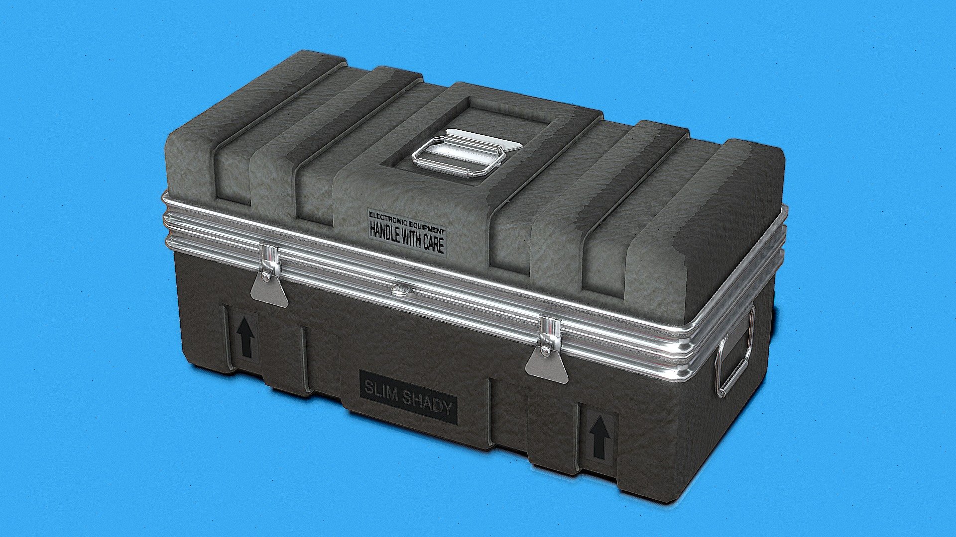 Military Storage Box Waterproof Container 3d model