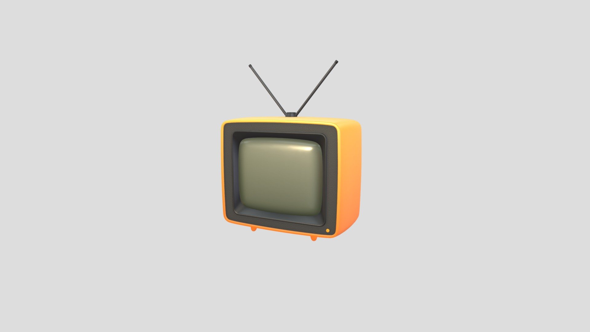 Cartoon TV 3d model