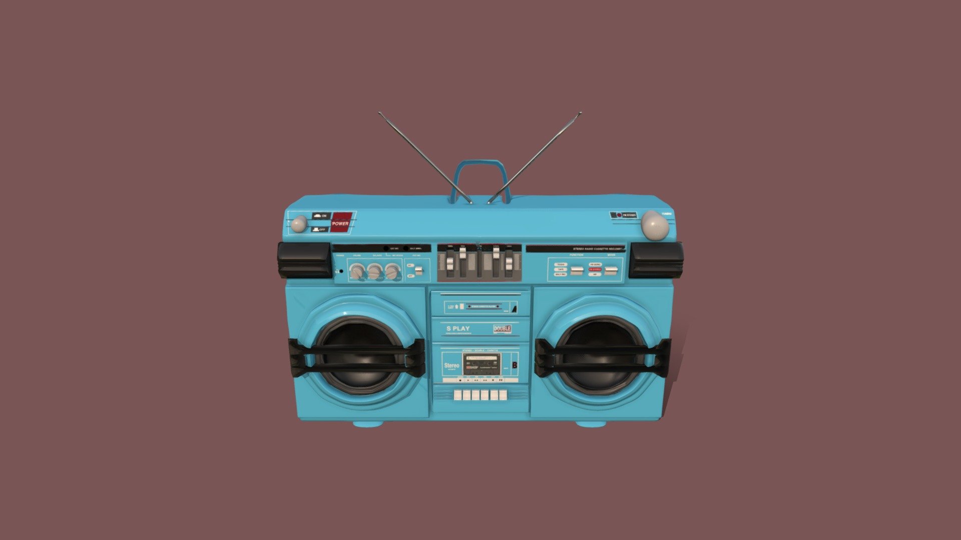 Boombox 3d model