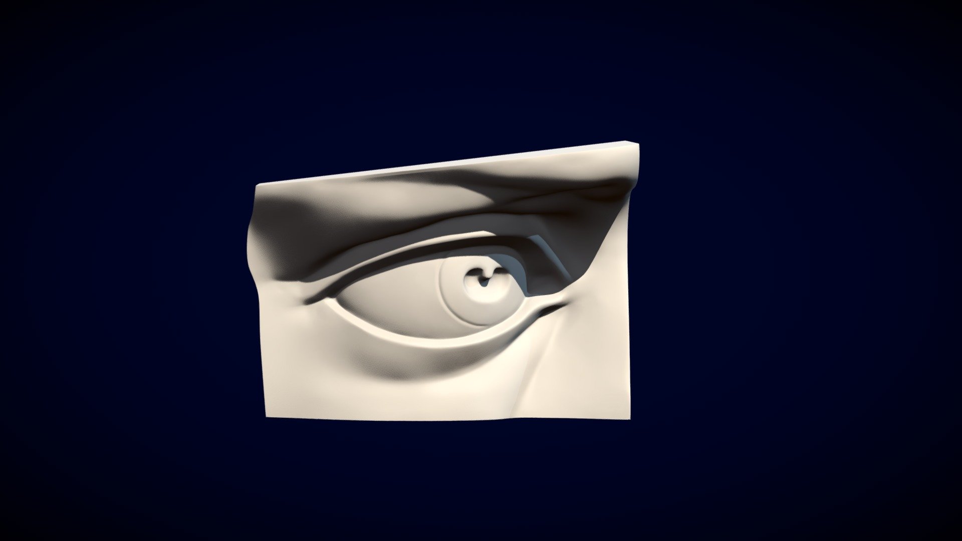 Eye David (Michelangelo Buonarrotti) Version 2 3d model