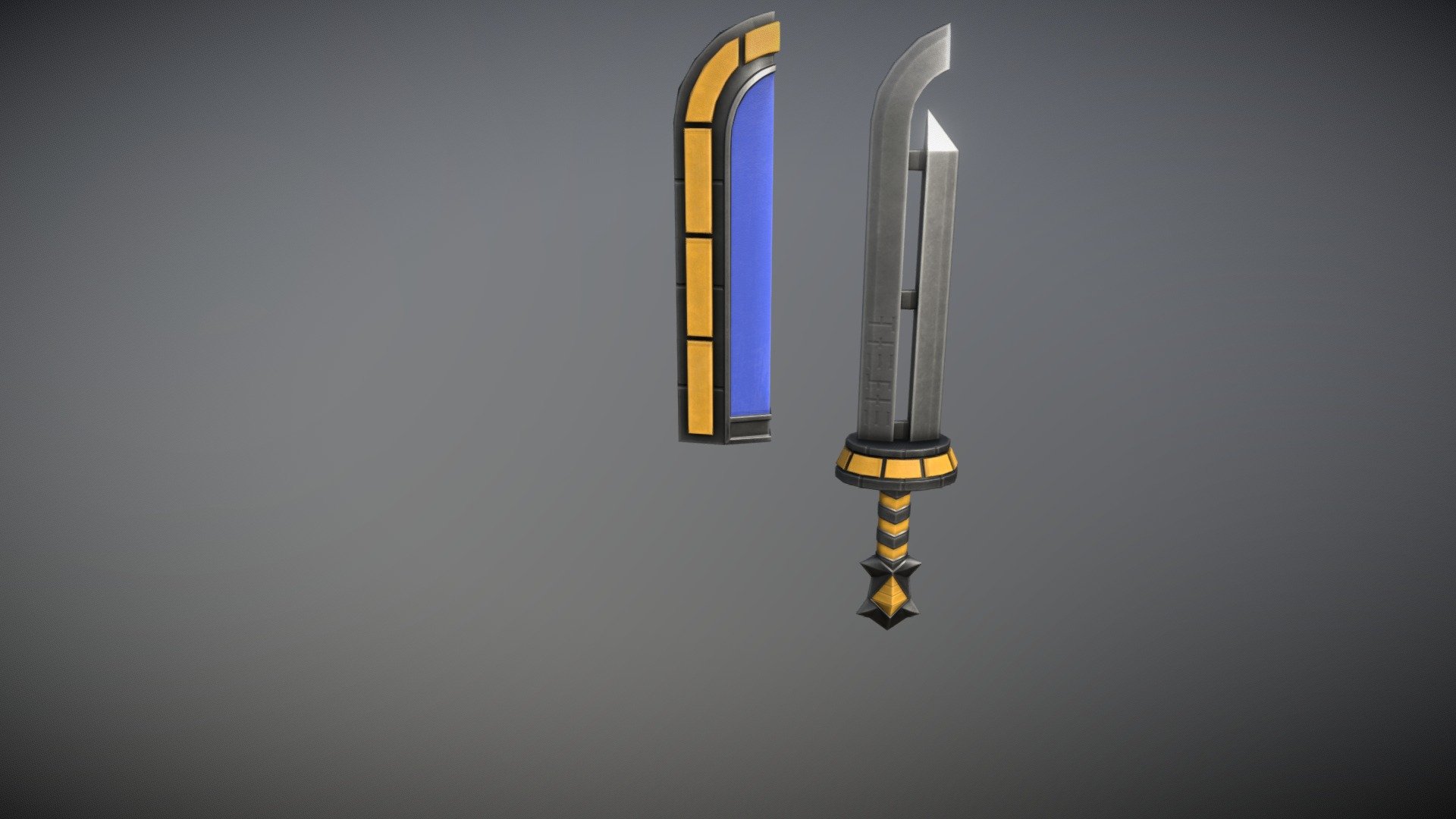 Razor Sword 3d model