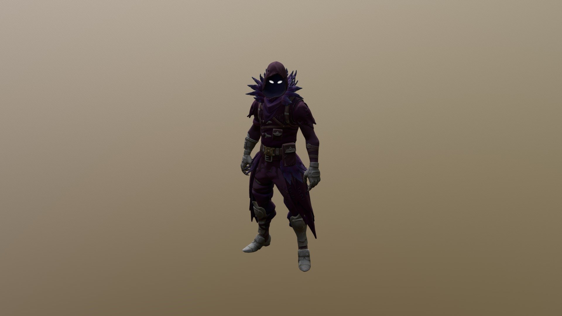 Raven Quill Fortnite 3d model