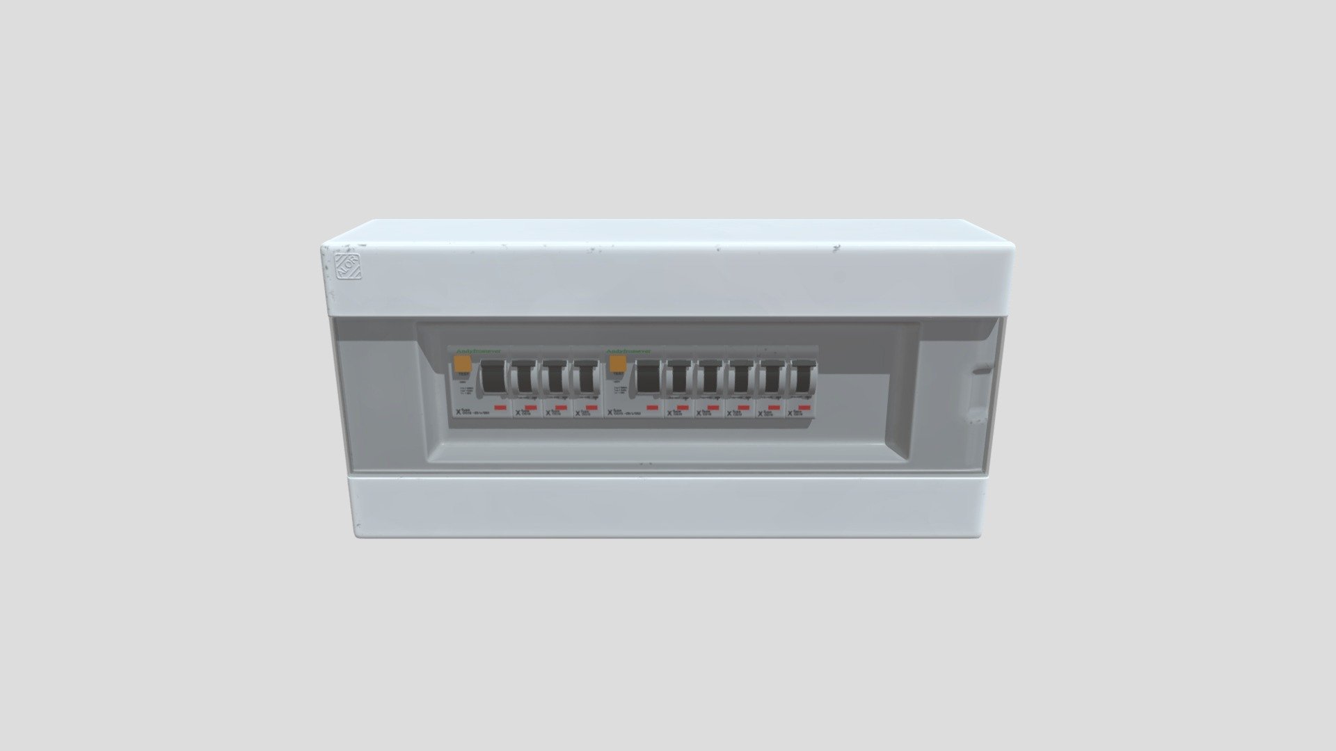 fuse box 44 AM218 Archmodel 3d model