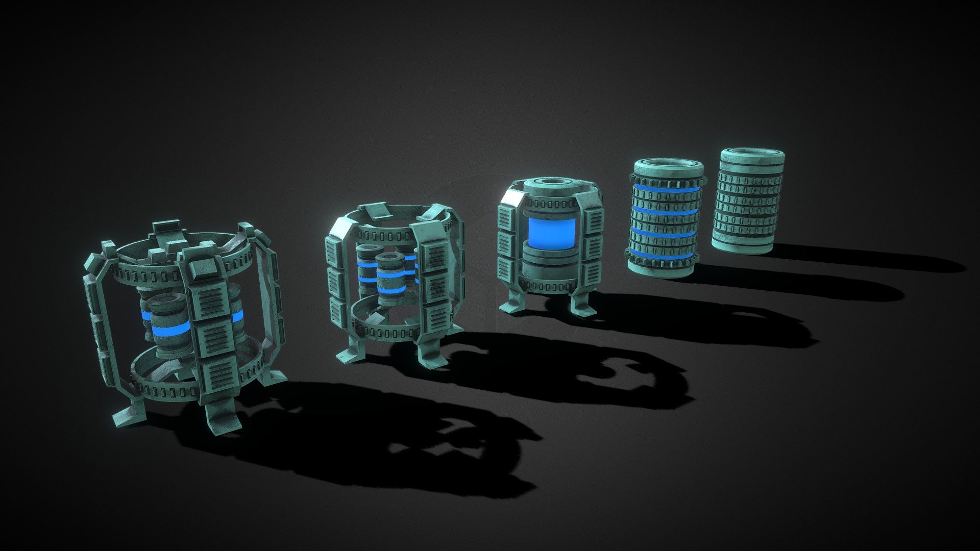 Sci- Fi Cylinder Version One (Part Four) 3d model