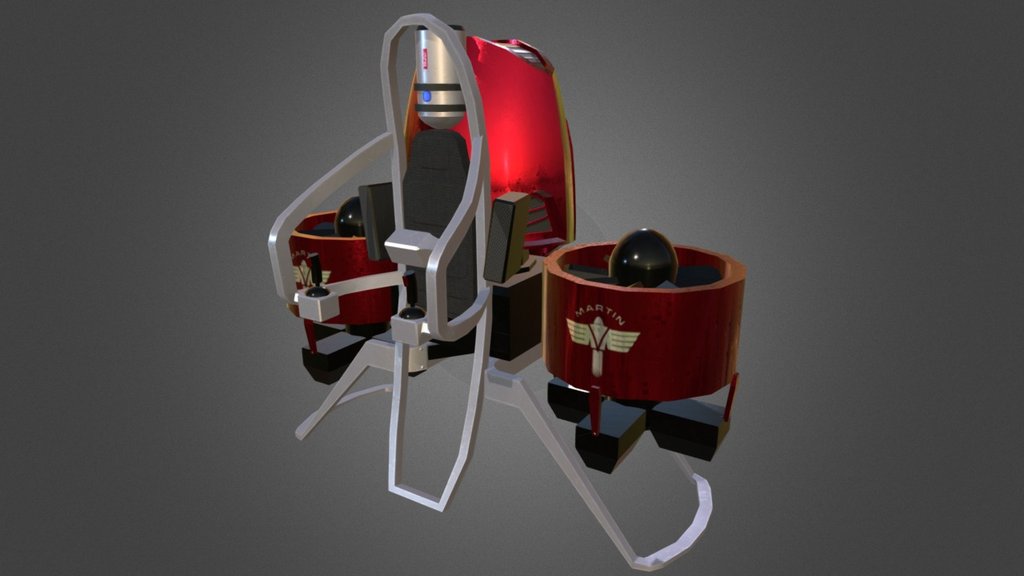 Martin Jetpack 3d model