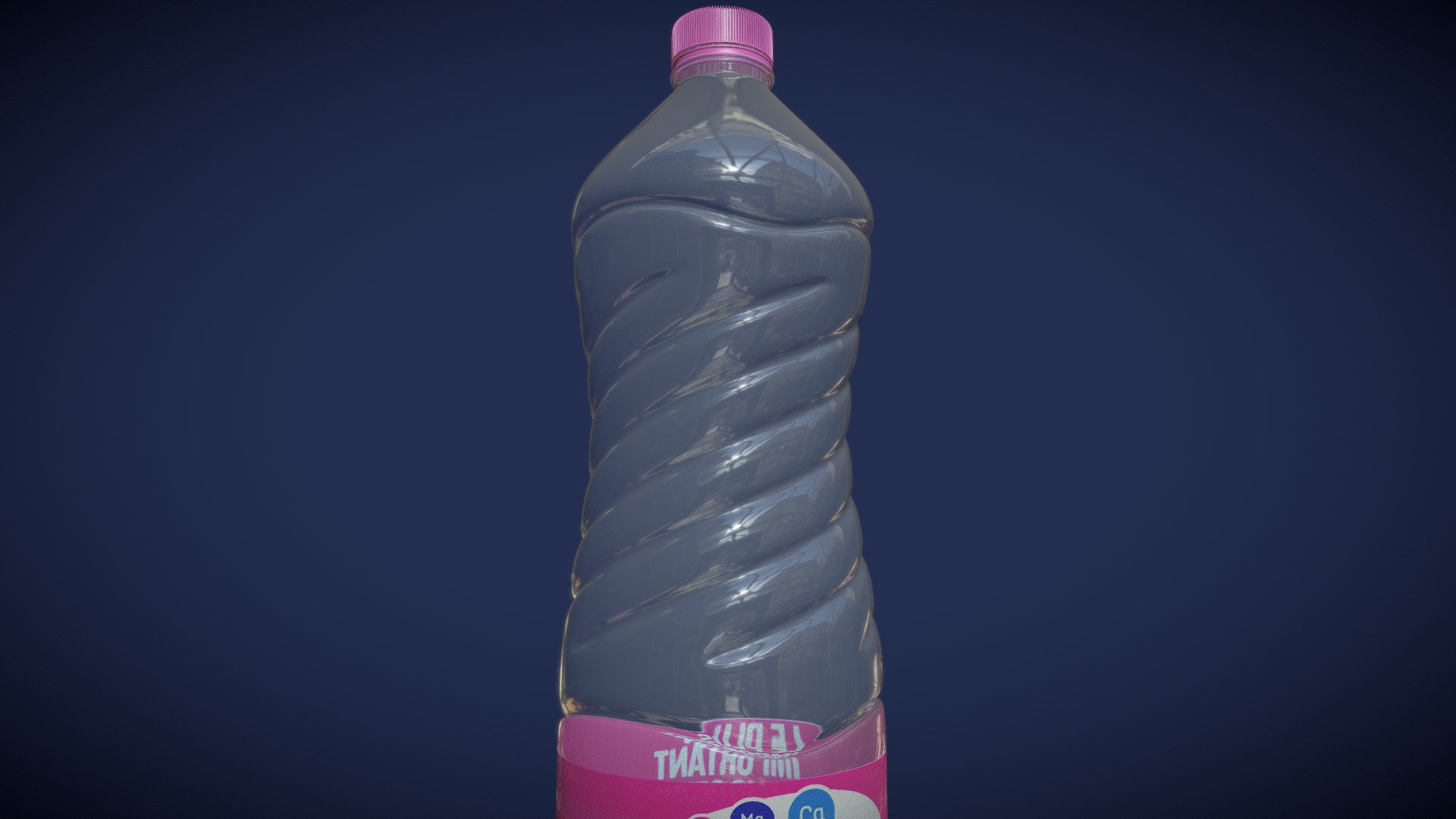 Plastic bottle 3d model