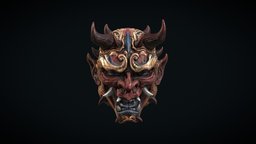 Japanese Oni Mask