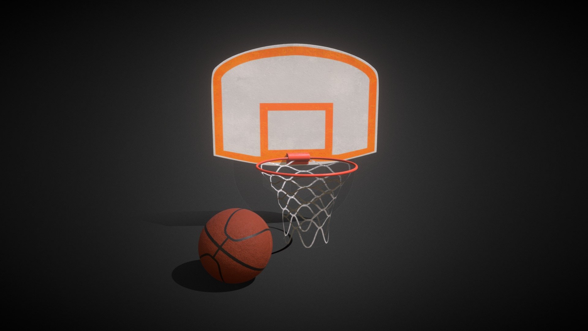 Basketball Hoop 3d model