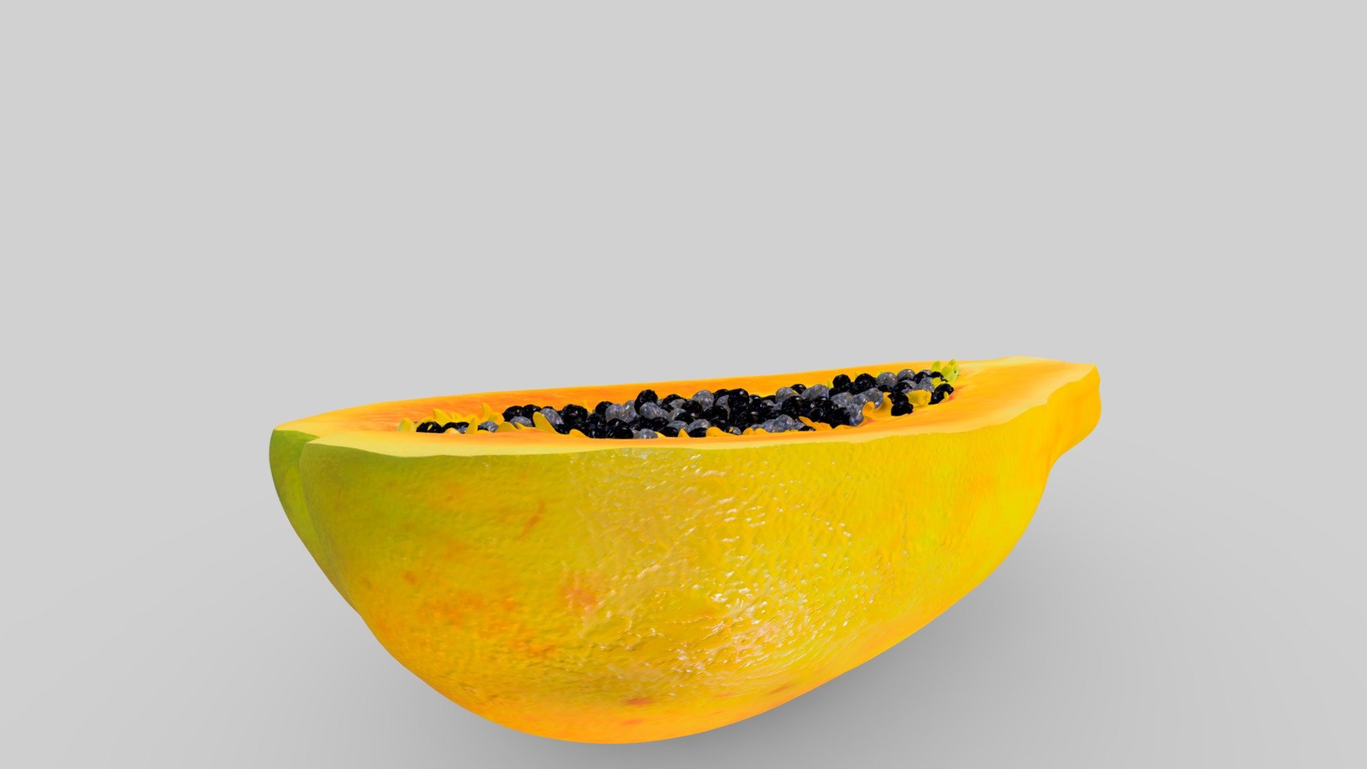 Papaya Fruits 3D Model 3d model