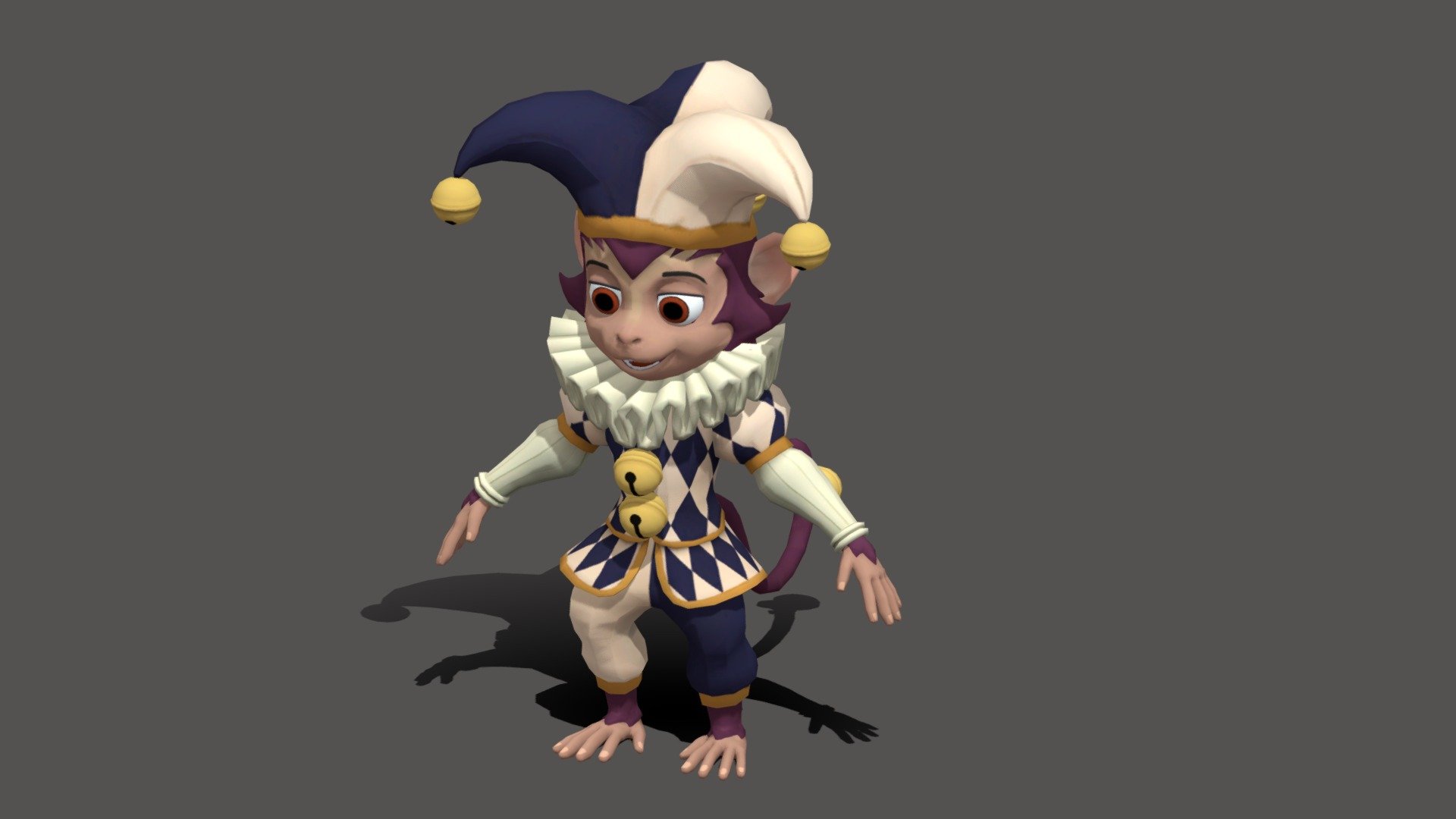 Monkey Jester 3d model