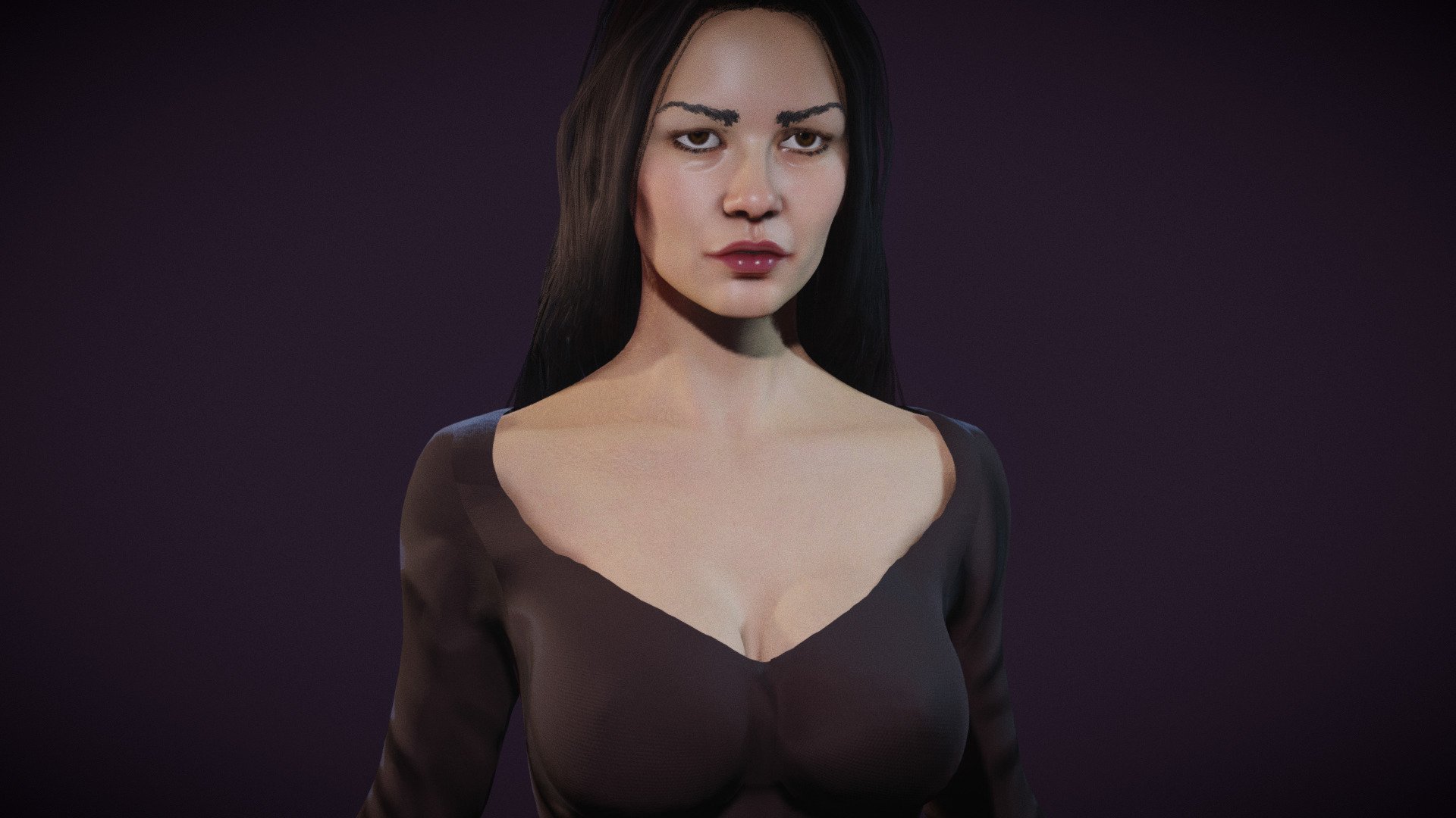 Morticia 3d model