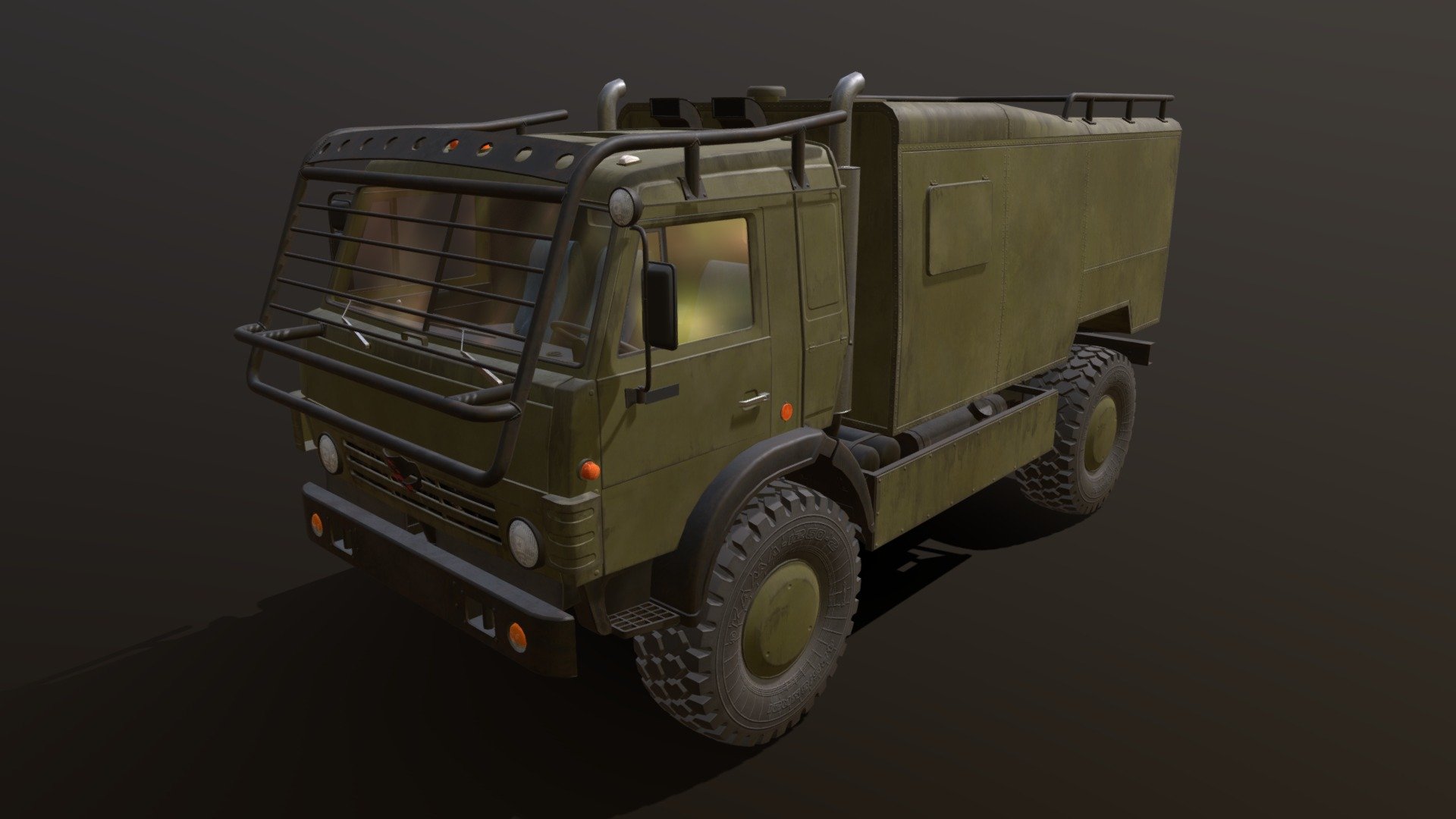 KAMAZ_TEST 3d model