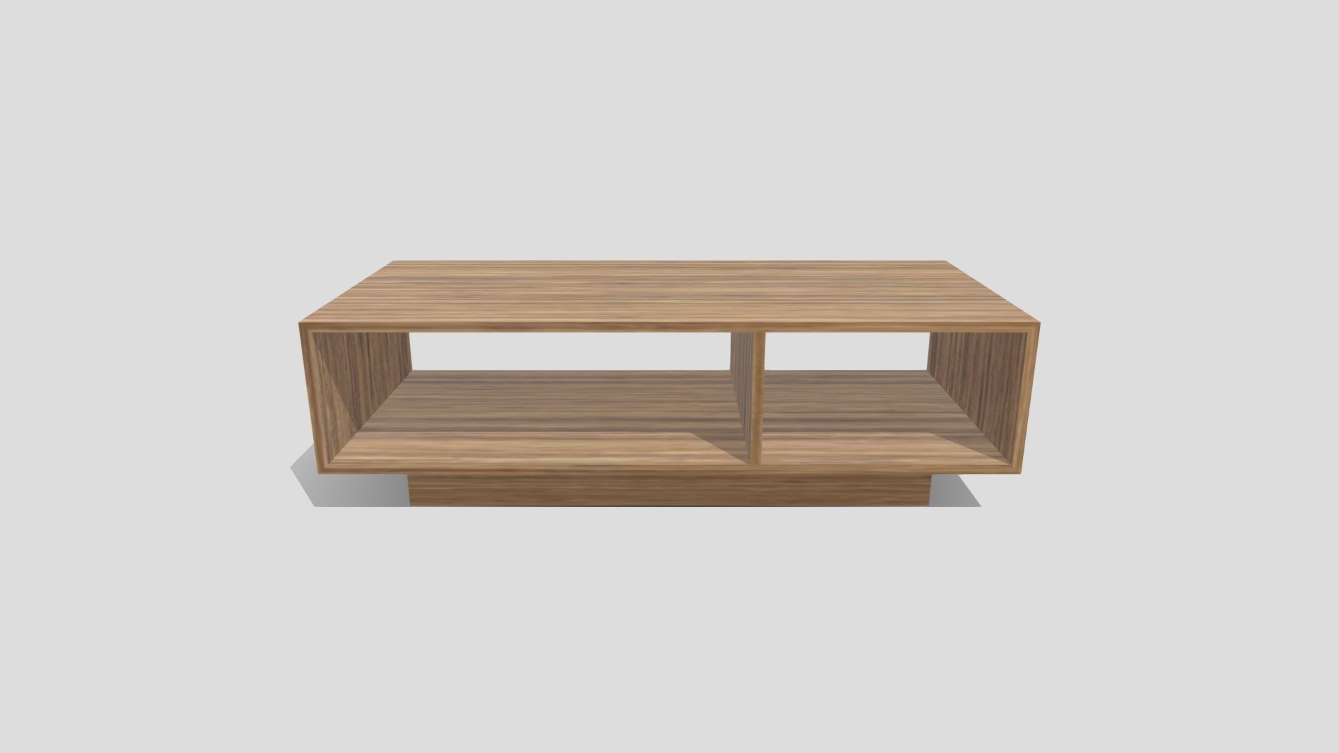 TV Stand (Low Poly) 3d model