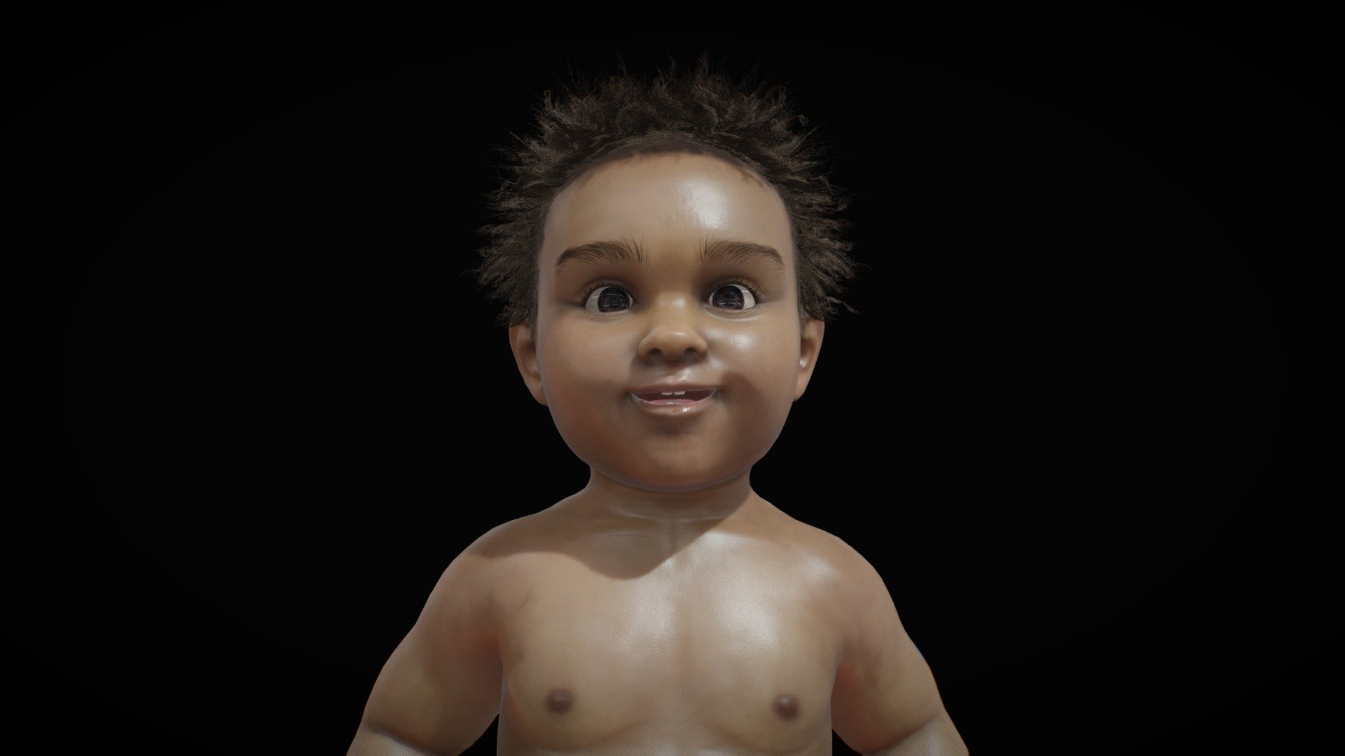 BABY TOON CUTE 3D BY Oscar Creativo 3d model