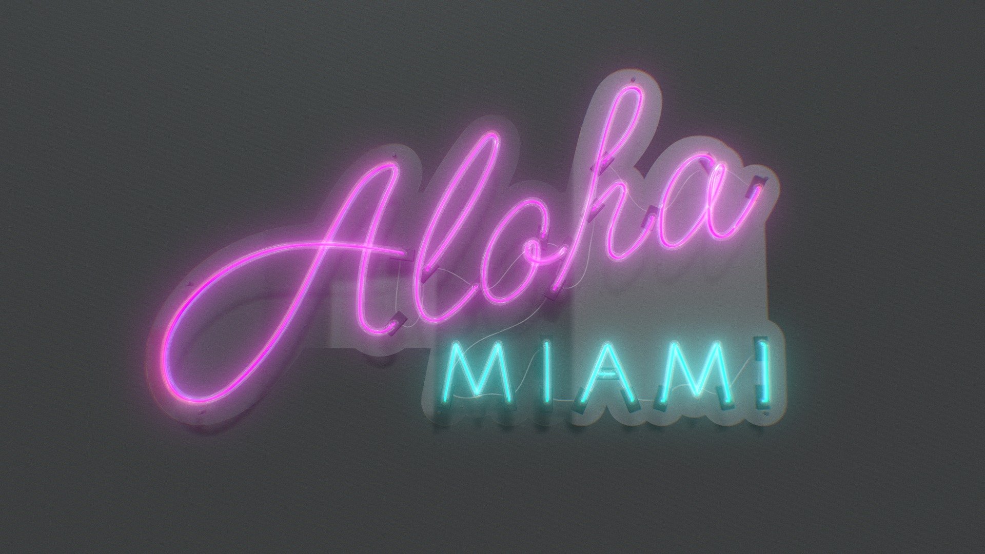 Aloha Miami 3d model