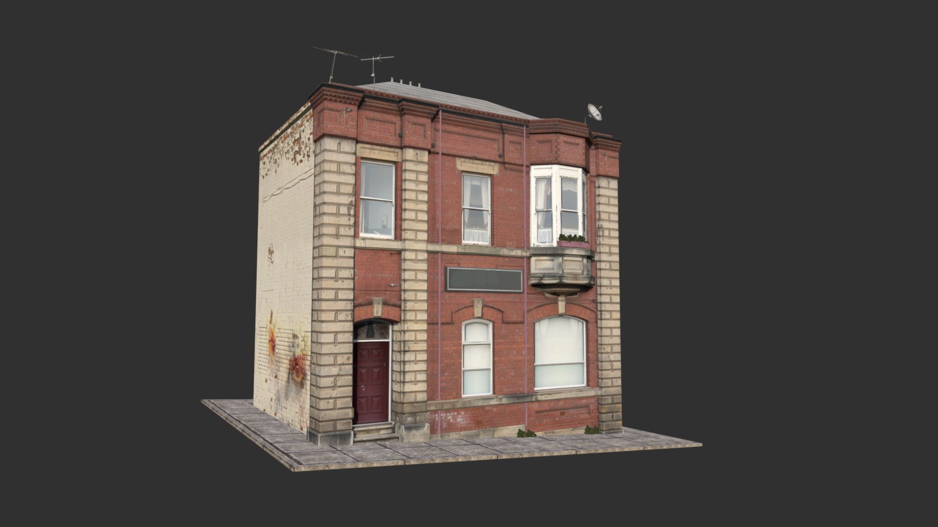 Apartment House 152 3d model