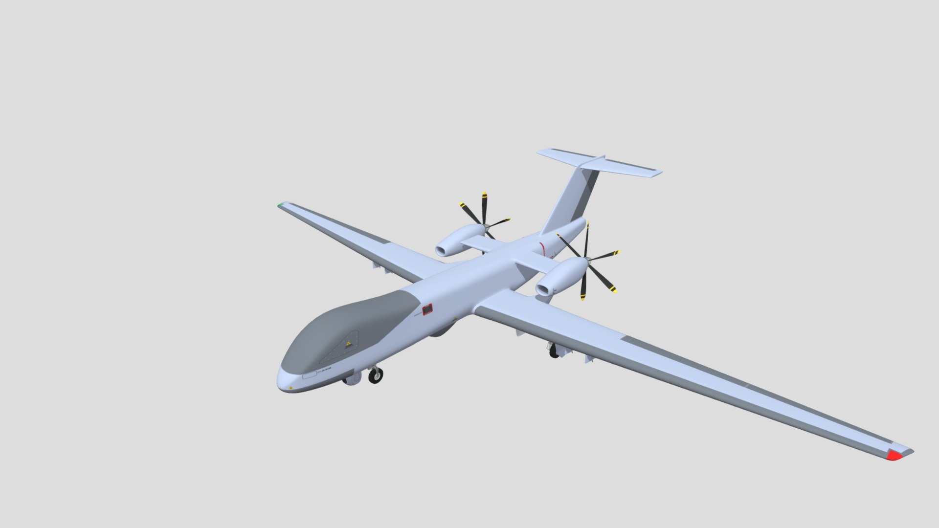 MALE RPAS 3d model