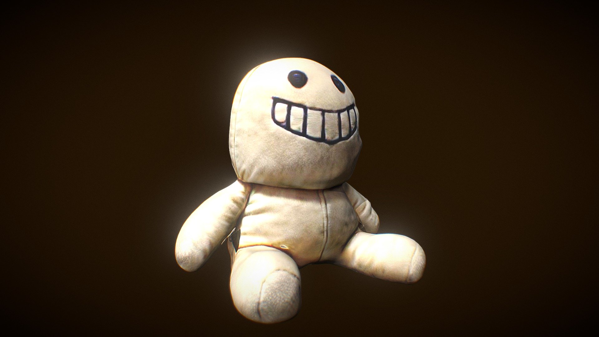 Scary plushy 3d model