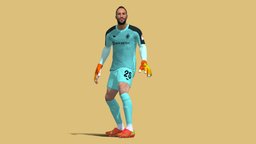 3D Rigged David Ospina Al Nassr